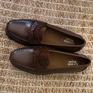 G.H. Bass & Co. Brown Leather Penny Loafers